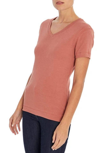 Casual Short Sleeve Women's T Shirts Slim Fit Solid Color High Quality Women's T-shirts in <b>Top</b> Quality - Product Image 5