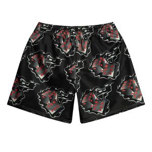 Short de basket-ball de gymnastique pour hommes à séchage rapide OEM 100% polyester maille à cordon impression par sublimation personnalisée quantité minimale de commande bas toile à motif solide - Product Image 2
