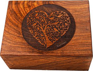 โกศส่วนตัวสำหรับผู้ใหญ่โกศไม้โกศสำหรับสัตว์เลี้ยงขี้เถ้าของมนุษย์ - Product Image 2