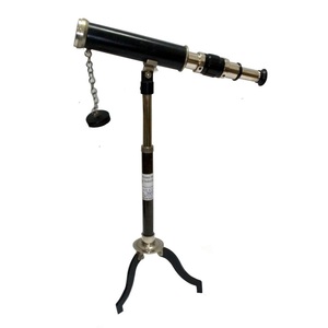 Jumelles en laiton antique étui en cuir décor de télescope avec décoration de la maison jumelles Vintage bonne qualité marine victorienne - Product Image 1