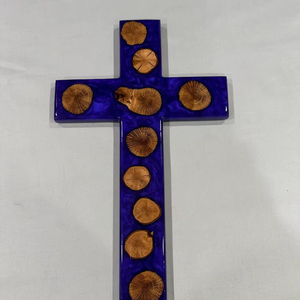 Plateau décoratif en résine époxy élégante pour les cadeaux du Ramadan à usage domestique et la décoration d'autel d'église d'hôtel - Product Image 1