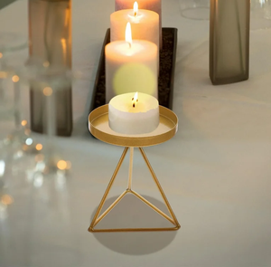 Antique Brass Candle <b>Holder</b> And Pillar Flower Design product Customizable Latest Design Brass T- Candle <b>Holder</b> - Product Image 5