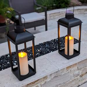 Linternas de hierro de metal recubiertas de oro para el hogar, boda, Navidad, iluminación de mesa, decoración, velas colgantes, linternas - Product Image 6