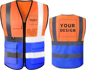 Gilet de sécurité respirant sans manches vêtements réfléchissants avec veste d'urgence à rayures réfléchissantes pour les travailleurs - Product Image 2