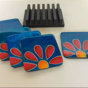 PORTER UN DESIGN UNIQUE SOUS-VERRE EN RÉSINE DE BOIS ÉPOXY pour Café Thé Boisson En Bois Personnaliser Carré Rond Tasse À Thé - Product Image 1