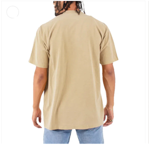 T-shirt pour homme 230gsm lourd 100% coton sérigraphie personnalisée design uni logo avant surdimensionné haute qualité BD - Product Image 4