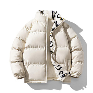 <b>Men</b> <b>Sherpa</b> Lined Zip up Winter Padded <b>Jacket</b> New Custom Logo Warm Thicken Fashion Outdoor Plus Size <b>Men's</b> Puffer Coats <b>Jackets</b> - Product Image 1