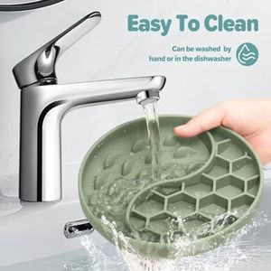 Tapis de léchage en silicone pour chien et chat pour animaux de compagnie jouet à alimentation lente soulage le stress favorise une alimentation saine sûr durable et facile à laver - Product Image 1