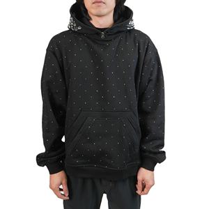 เสื้อฮู้ดดี้พิมพ์ลายดิจิตอลประดับเพชร งานสั่งทำพิเศษ ดีไซน์ใหม่ สำหรับฤดูหนาว คุณภาพสูง บริการ OEM สำหรับทุกเพศ ยี่ห้อ Glory Custom Best Sale - Product Image 1