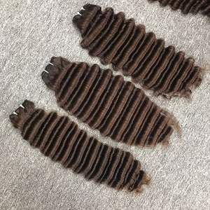 ผมต่อผ้ามนุษย์สไตล์คลื่นลึกทรงหลวม100% เวียดนาม - Product Image 4