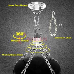 Service OEM de haute qualité poinçonnage entraînement sac de boxe rempli de sable sac de boxe sac de frappe en cuir personnalisé - Product Image 4