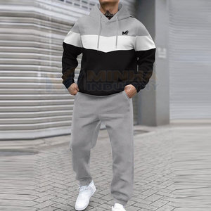 Best Selling Custom Made <b>Men</b> Tracksuit New Arrival 100% Cotton <b>Pullover</b> <b>Men</b> Tracksuit For Sale - Product Image 5