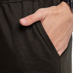 Pantalon de jogging en molleton taille haute pour hommes, nouveau style de streetwear délavé foncé, pantalon grande taille avec fermeture à la taille élastique - Product Image 5