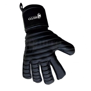 Gants de gardien de but en vente chaude, gants professionnels de protection en latex, tricot en nylon, gants de gardien de but de football - Product Image 3