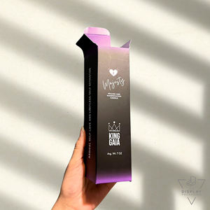 Boîte de présentation en papier kraft imprimée sur mesure pour l'emballage de vente au détail de bougies, d'huiles corporelles, de soins de la peau, de shampoings solides – Modèle Bangladesh 092 - Product Image 1