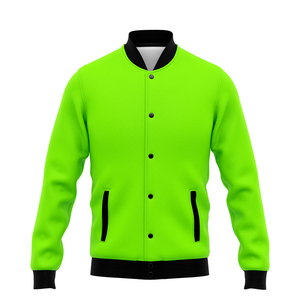 Chaqueta bomber de invierno estilo universitario con logotipo personalizado - Product Image 3