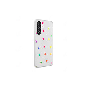 Funda Transparente con Diseño de Corazón para Samsung Galaxy A26, Carcasa Rígida de Silicona Antihuellas Compatible con A57 A53 - Product Image 4
