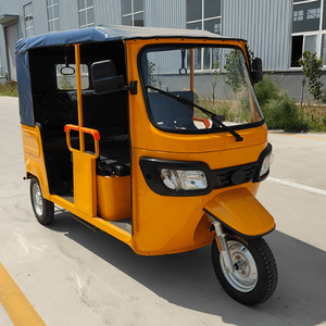 Tuk Tuk Eléctrico para 4 Pasajeros, Triciclo Eléctrico de Dos Filas con Cabina Cerrada - Product Image 6