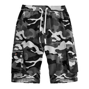 Personalizado de secado rápido transpirable elástico Spandex poliéster Cargo ropa de hombre de talla grande pantalones cortos de hombre de estilo callejero - Product Image 1