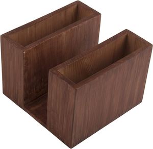 Soporte decorativo Unis Tel, cubiertos de madera montados en la pared, Caddy, restaurante, soporte de cubiertos de madera usado, almacenamiento - Product Image 6