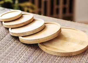 Posavasos cuadrados de madera ecológicos, estilo clásico, hogar, cocina, bebida y taza de té, duradero y liso - Product Image 6