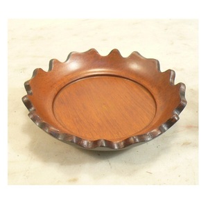 Grand bol en bois pour servir les aliments Nouveau style Bol de service en bois poli - Product Image 6
