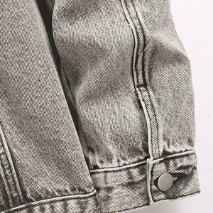 Stylish <b>Men</b> <b>Jean</b> <b>Jacket</b> Distressed Wash Fashion Outerwear Casual Streetwear Comfortable Daily Outfit winter <b>jacket</b> - Product Image 3