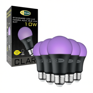 Lampe UV LED 10W à ultraviolets avec base noire – Catégorie de produit : Lumière noire standard - Product Image 2