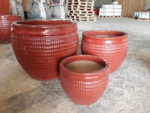 [Leo Nguyen Le] - Vente en gros de pots à succulentes pour la décoration intérieure, petits pots à fleurs d'intérieur, jardinières en céramique émaillée pour plantes d'intérieur - Product Image 2