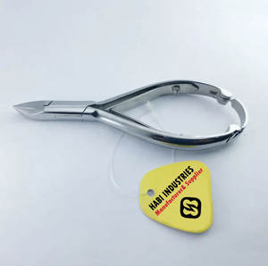 Pinzas para uñas de acero inoxidable con logotipo personalizado de alta calidad, cortador de juntas de regazo, cutículas para dedos de los pies, producto de belleza, bloqueo trasero - Product Image 4