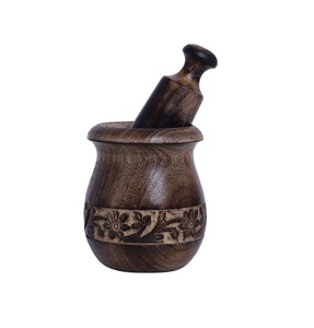 Handcrafted <b>Wooden</b> Antique Pestle and Mortar Grinder for Herbs-<b>Wooden</b> <b>Engraved</b> Hand Grinder-Kitchen Accessories-Home Decor - Product Image 1