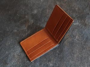 Portefeuille à deux volets vintage en cuir sculpté à la main pour hommes Style cowboy occidental cadeau d'anniversaire parfait pour papa fermeture à pli - Product Image 2