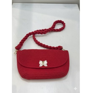 Handcrafted Jute Women's <b>Shoulder</b> <b>Bag</b> from India – Natural Fiber, Zipper Closure, Customizable for Sustainable Fashion & Retail - Product Image 1