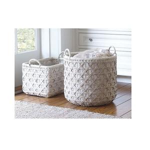 Design décoratif Panier de rangement en macramé Chambre à coucher Salon Décoration Accessoires ménagers Looks attrayants les plus exigeants - Product Image 2