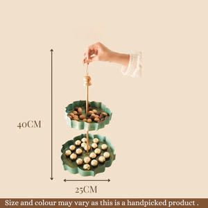 Modern 2-Tier Cake <b>Stand</b> for Stylish Dessert Tables Chic 2-Tier Cake <b>Stand</b> for Cakes <b>Cupcakes</b>, and Treats - Product Image 4