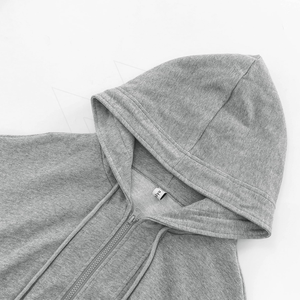 A prueba de viento 2022 Venta caliente Sudaderas con capucha personalizadas para mujeres Nuevo estilo Otoño Impreso Sudadera de algodón Mujeres Sudadera con capucha recortada - Product Image 5