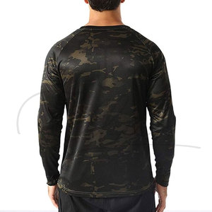 T-shirt de compression de haute qualité à manches longues pour homme, course à pied, sport, spandex/polyester, séchage rapide - Product Image 3