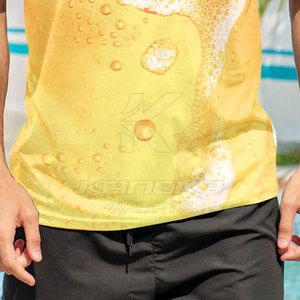 ออกแบบและขนาดตามสั่ง เสื้อกล้ามออกกำลังกายผู้ชาย คุณภาพสูง แห้งเร็ว ระบายอากาศได้ดี ผลิตจากโพลีเอสเตอร์/คอตตอน ขายดี ราคาถูก - Product Image 5