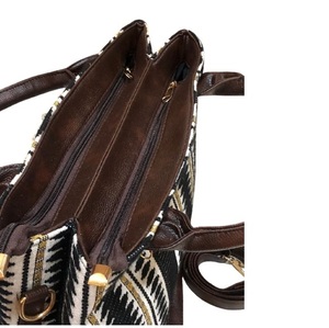 Bolsos de hombro tipo mensajero para mujer, bolso de mano de tela Jaguard para mujer, bolso de compras, colección étnica india, Exportación de Guru Kirpa - Product Image 6