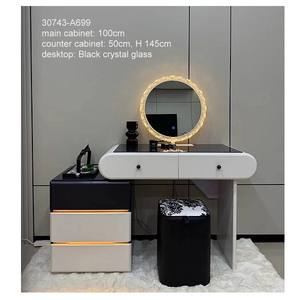 30743-Y8801 Modern vanity <b>table</b> and <b>chair</b> - Product Image 3
