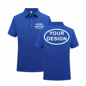 Verano Casual de punto para camisa POLO con logotipo personalizado bordado impresión diseño personalizado Top - Product Image 3