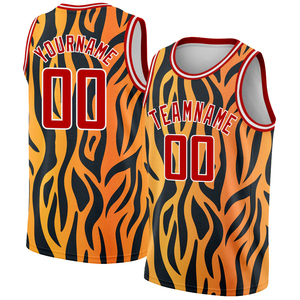 Camiseta de baloncesto sublimada reversible para jóvenes al por mayor, camiseta de baloncesto transpirable de poliéster 100% para hombres, para torneo universitario - Product Image 5
