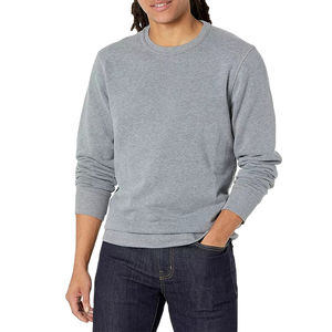 Sweat-shirt unisexe en coton 100% lourd, logo personnalisé, col rond, sweat-shirt d'hiver, broderie unie, sweat-shirts décontractés - Product Image 1