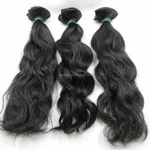 Extensiones de Cabello con Doble Trama, Sin Caída, Cabello Natural Indonesio, Ondulado Profundo, 100% Cabello Humano Remy, Cutícula Alineada, Calidad Superior - Product Image 1