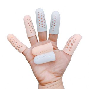 Protector de Dedos Antideslizante para Cocina, Funda de Silicona Transpirable para Dedos y Pulgares, 43x17x17mm, <span class=keywords><strong>4g</strong></span> - Product Image 3