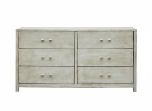 Best Selling Cascara <b>6</b> <b>Drawers</b> Horizontal Dresser in Gray Modern Design Style for Bedroom Manufactured in Vietnam - Product Image 5