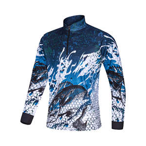 Chemise de pêche pour hommes avec logo personnalisé OEM ODM Séchage rapide Protection UV Manches longues Vêtements de performance de plein air Usine - Product Image 4