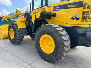 Cargador de ruedas diésel hidráulico Komatsu WA320 usado Original superventas con excelentes condiciones de trabajo alta calidad mejor precio - Product Image 4