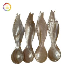 Cuillère en nacre intemporelle-élégante, durable et économique - Product Image 5