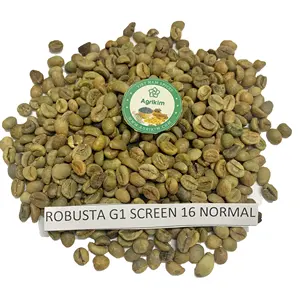 越南优质咖啡批发咖啡豆60千克黄麻袋罗布斯塔咖啡豆坚果颗粒-卡米女士